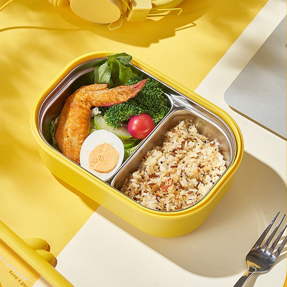 Hộp Cơm Inox 2 Ngăn Hính Thú – Gdn