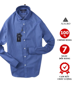 áo Sơ Mi Dài Tay Blue Chấm Trắng Algs199 – Aligro