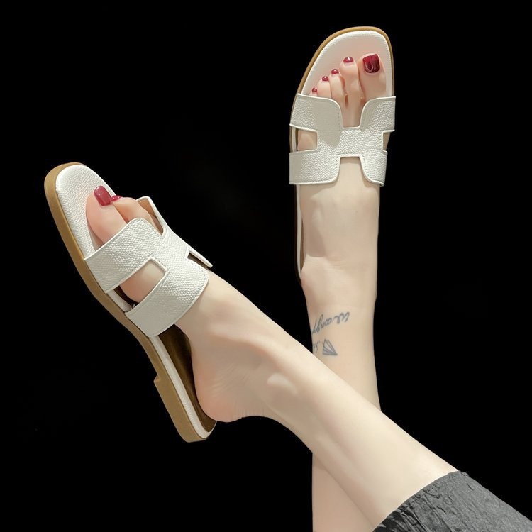 Dép Da Chữ H đế Nhựa Dẻo Chống Trơn Trượt 423 – Larita Fashion