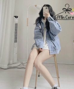 áo Khoác Jean Unisex Nam Nữ Mak20 – Min Corner