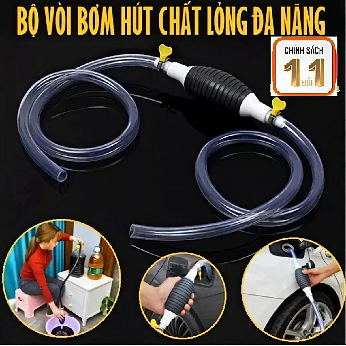 Dụng Cụ Bơm Hút Chất Lỏng ,hút Xăng Dầu ,rượu Hn 024 Bằng Tay Tiện Lợi Nhanh Chóng – Hana Mart