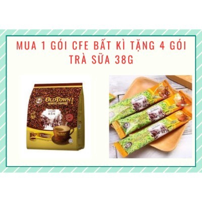 [tặng Kèm 4 Gói Trà Sữa 38gram] Túi 15 Gói Cà Phê Trắng Oldtown Classic Vị Truyền Thống – Gdn