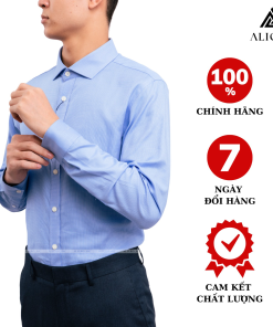 áo Sơ Mi Dài Tay Navy Algs198 – Aligro
