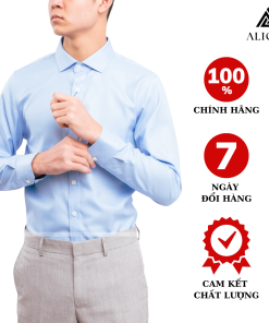 áo Sơ Mi Dài Tay Blue Algs197 – Aligro