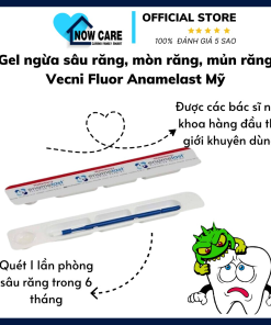 Gel Ngừa Sâu Răng, Mòn Răng, Mủn Răng Vecni Fluor – Anamelast