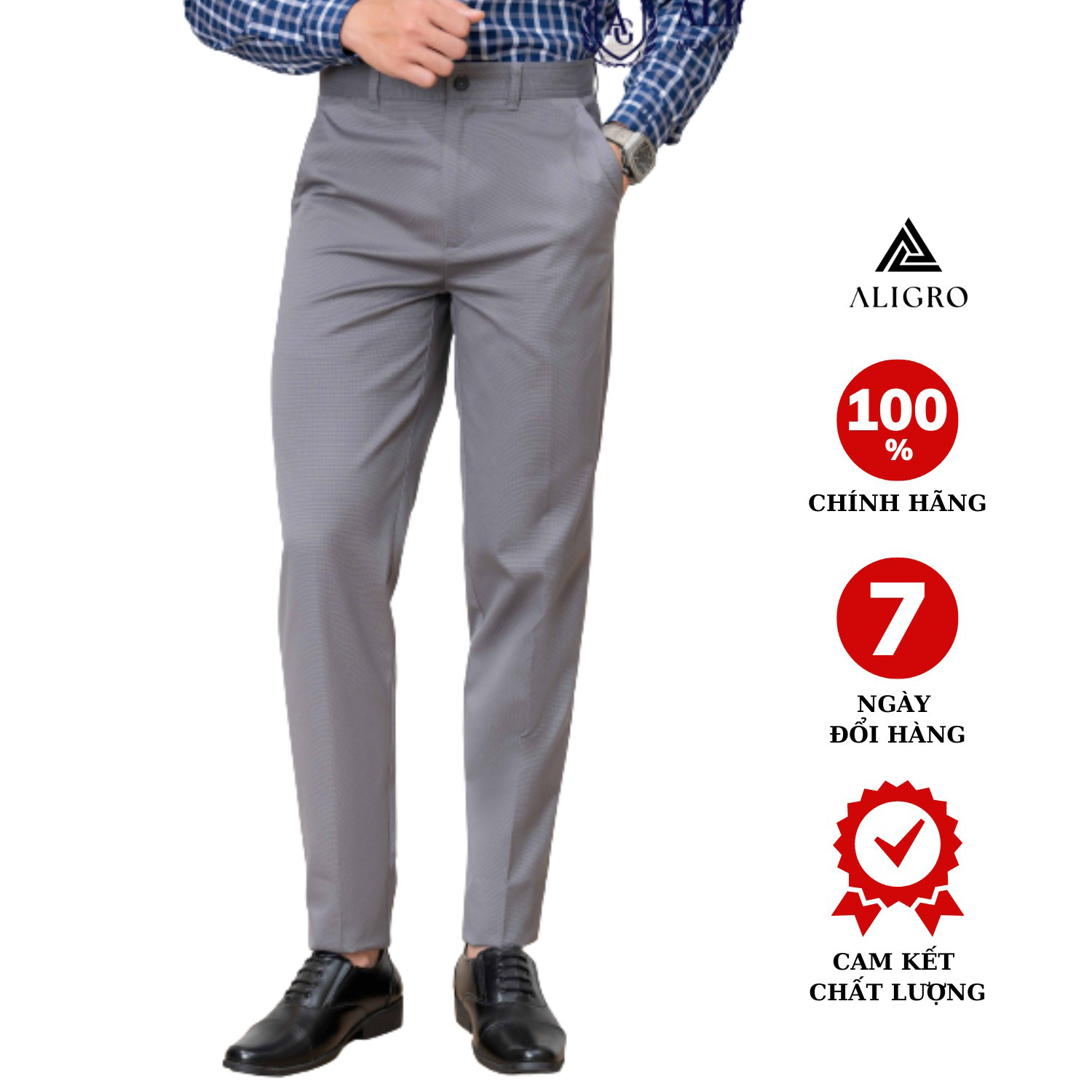Quần Kaki Nam Màu Xám Algk069 – Aligro