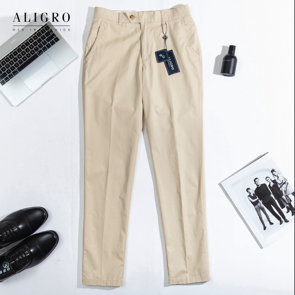 Quần Kaki Nam Màu Be Algk055 – Aligro