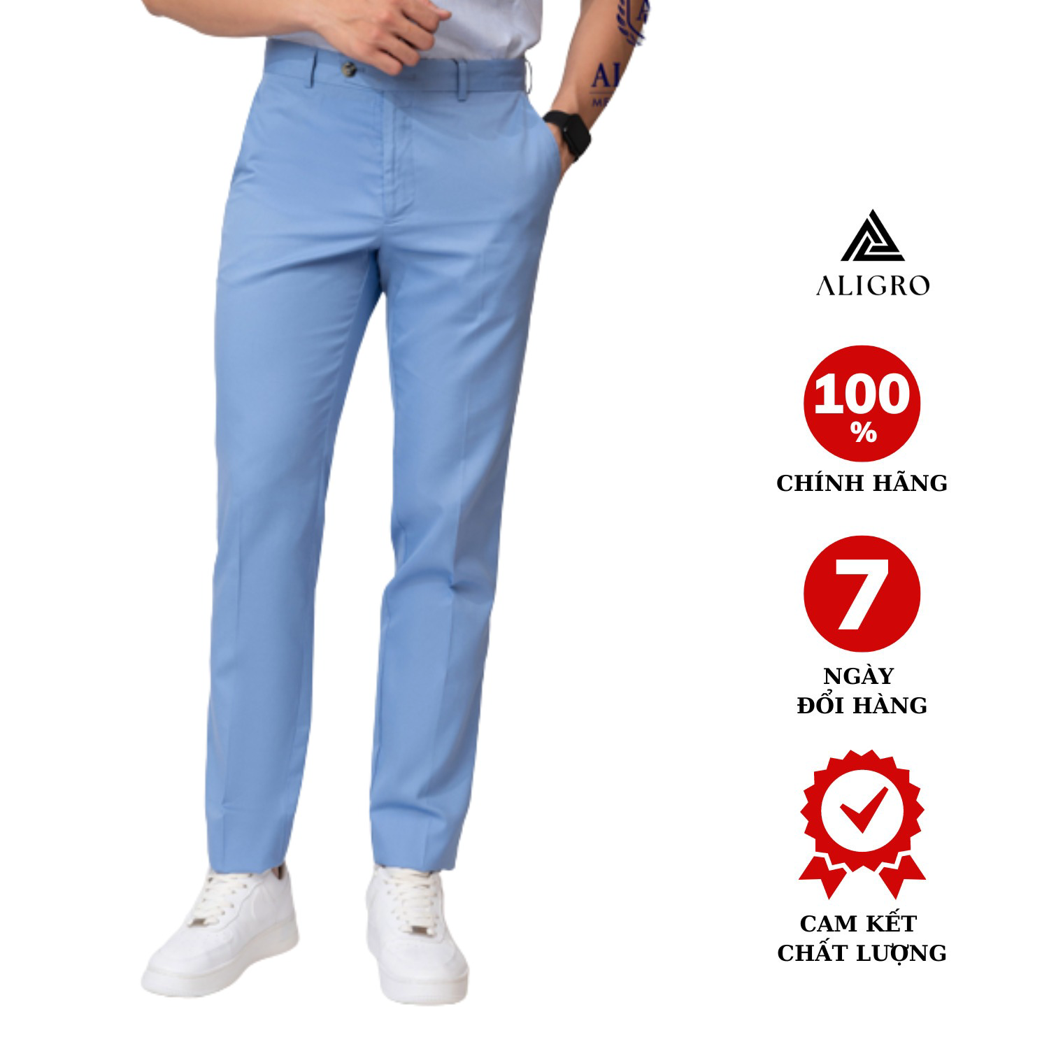 Quần Kaki Nam Xanh Dương Algk020 – Aligro
