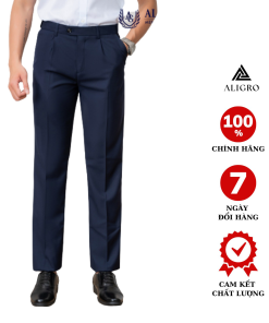 Quần âu 1 Ly Màu Navy Algl8020 – Aligro