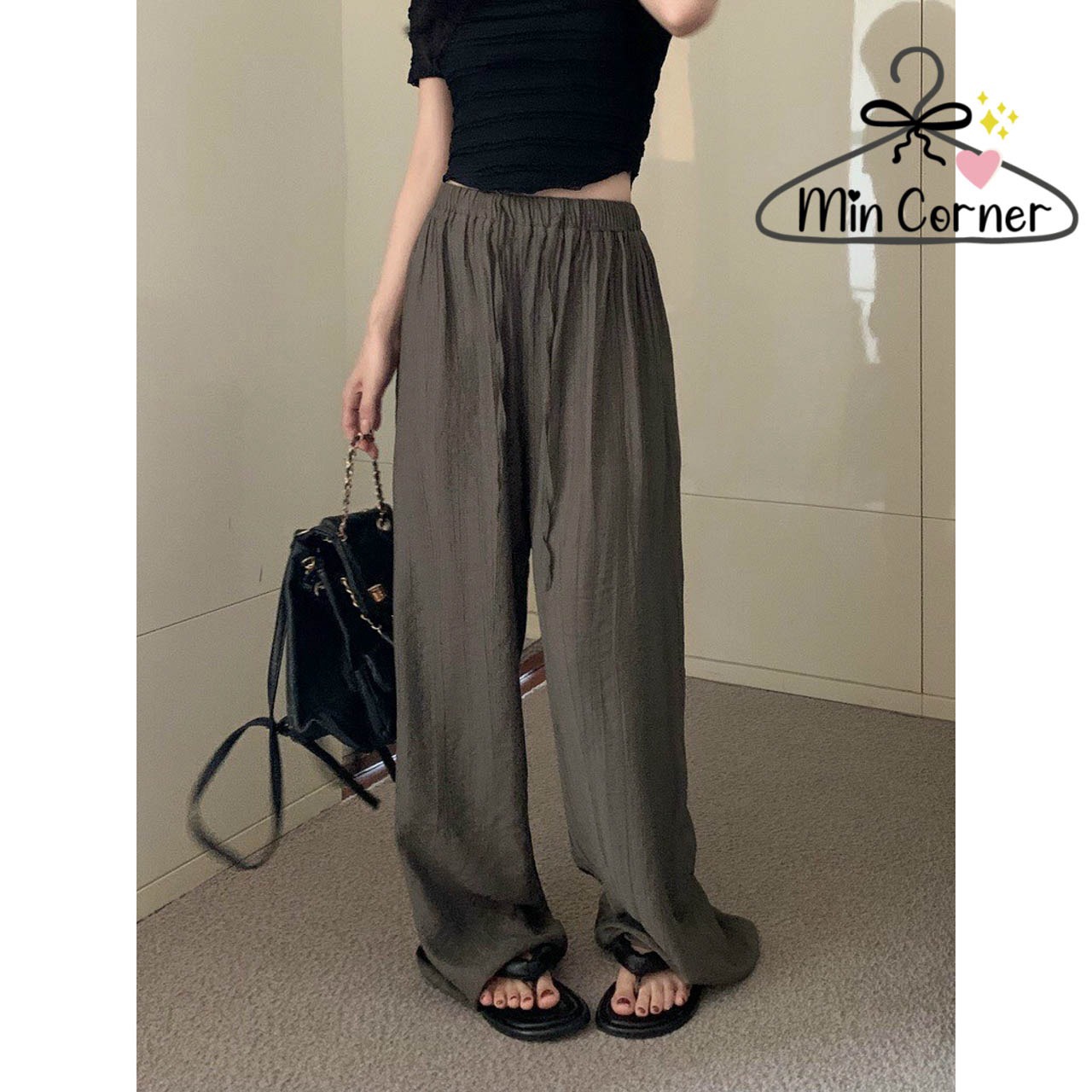 Quần Culottes đũi Tơ Suông Mq45 – Min Corner