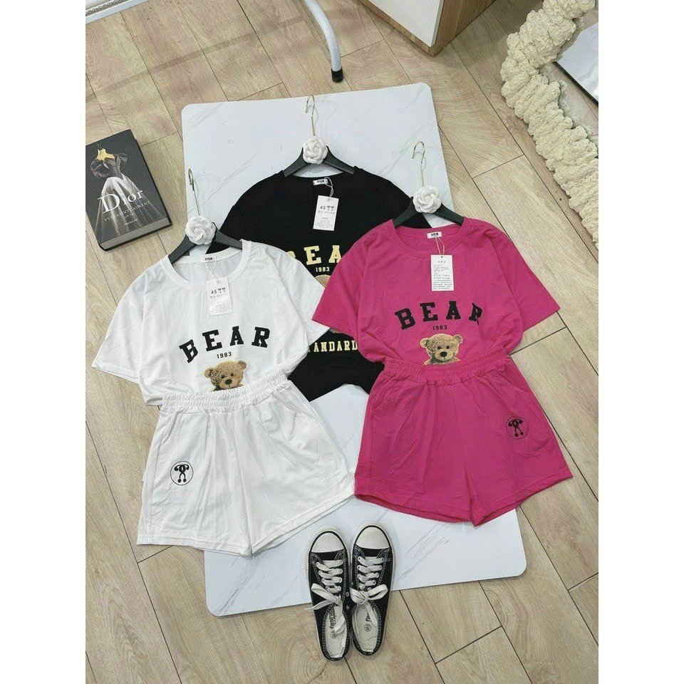đồ Bộ Nữ Mặc Nhà In Hình Gấu Trendy Freesize Sht78 – Shthouse