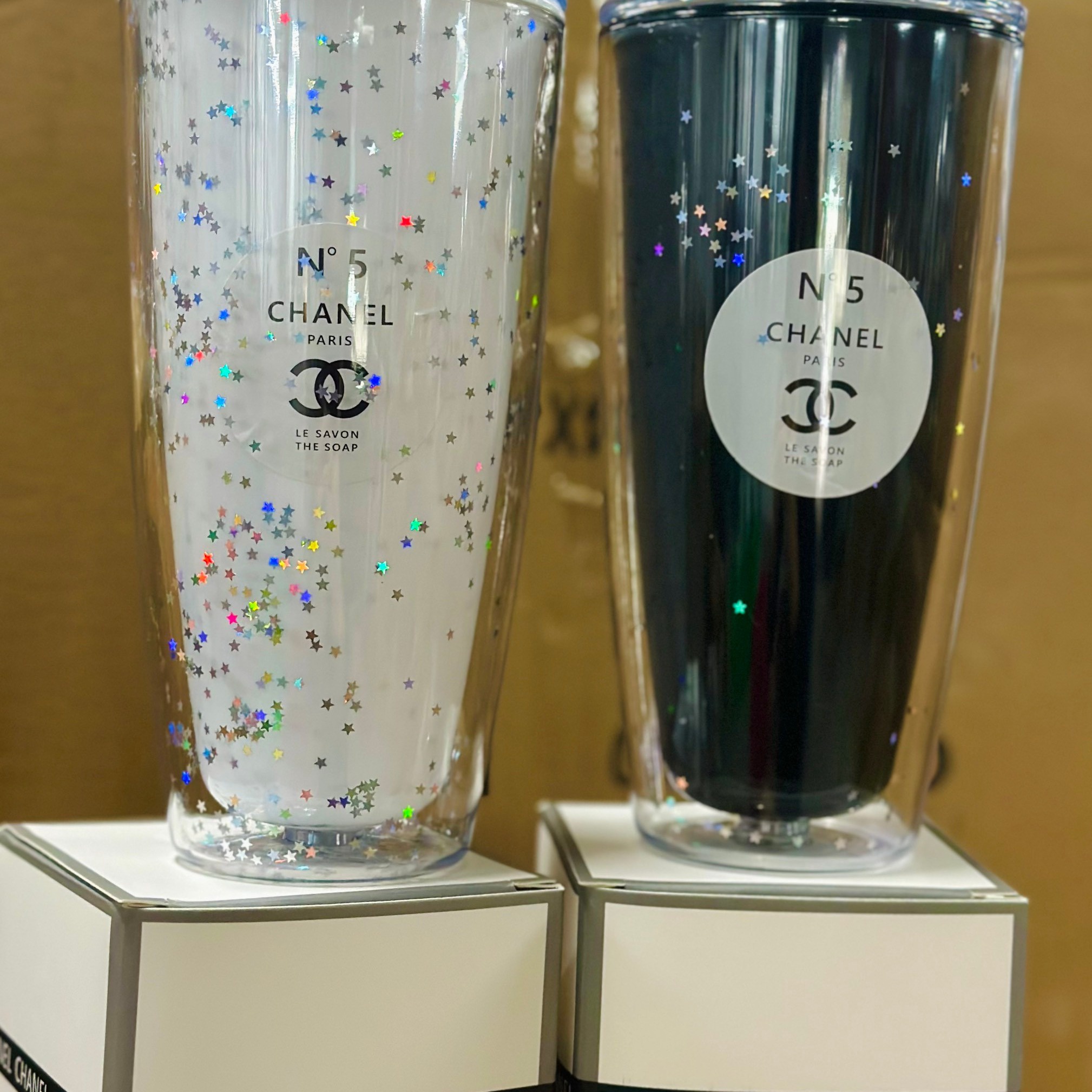 Ly Nhựa 2 Lớp Chanel 750ml – Su