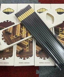 Hộp 10 đôi đũa Mạ Vàng – Su