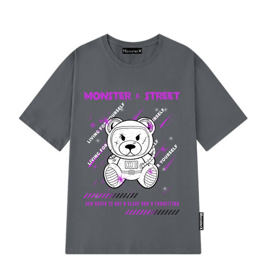 áo Thun Streetwear Form Oversized Amazing Bear Local Brand – Monster X Street