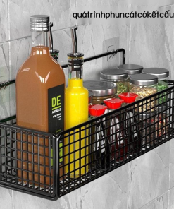 Kệ Treo Dán Tường đa Năng Lưới Sắt – Gdn