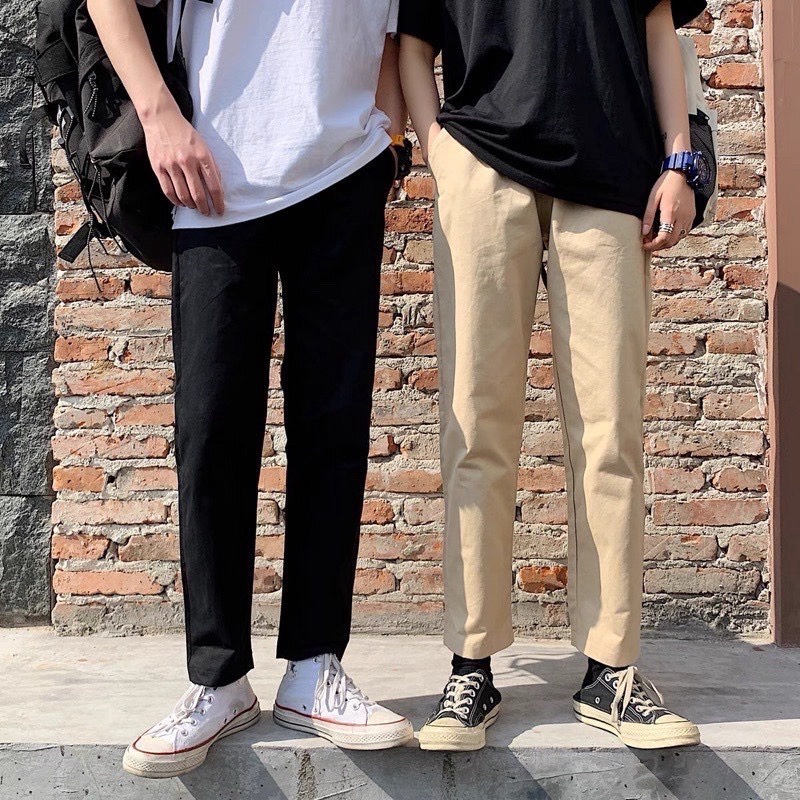 Quần Kaki Trơn ống Suông Basic Nam Nữ Unisex Sa03 – Sam Store
