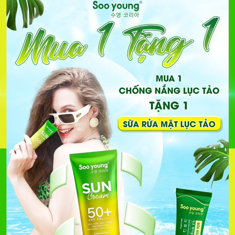 Combo 5 Kem Chống Nắng Sun Cream – Soo Young