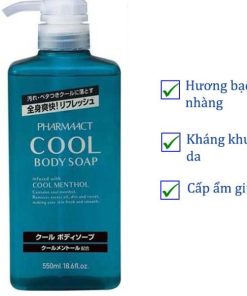 Sữa Tắm Bạc Hà Cho Nam Cool Pharmaact 550ml Nhật Bản – Gdn