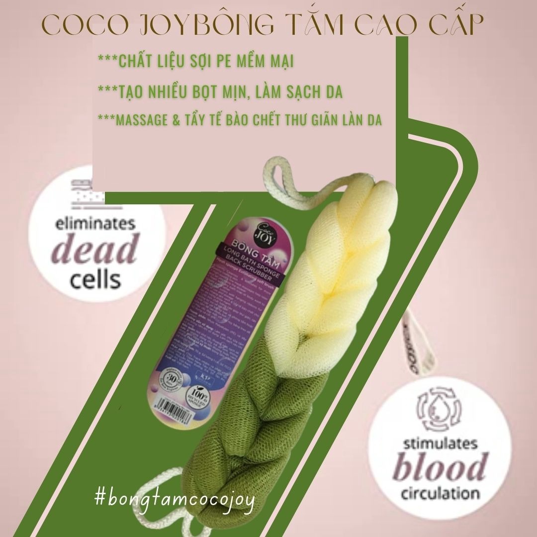 Bông Tắm Dài Mềm Mại – Coco Joy