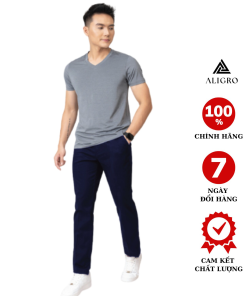 Quần Kaki Nam Màu Navy Algk043 – Aligro