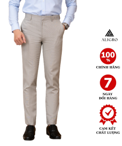 Quần âu Màu Grey Vuông Nhỏ Algo1040 – Aligro
