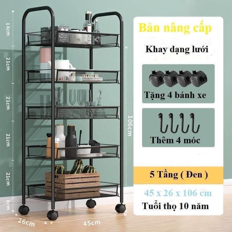 Kệ Thép 5 Tầng Chịu Lực – Mesu Store