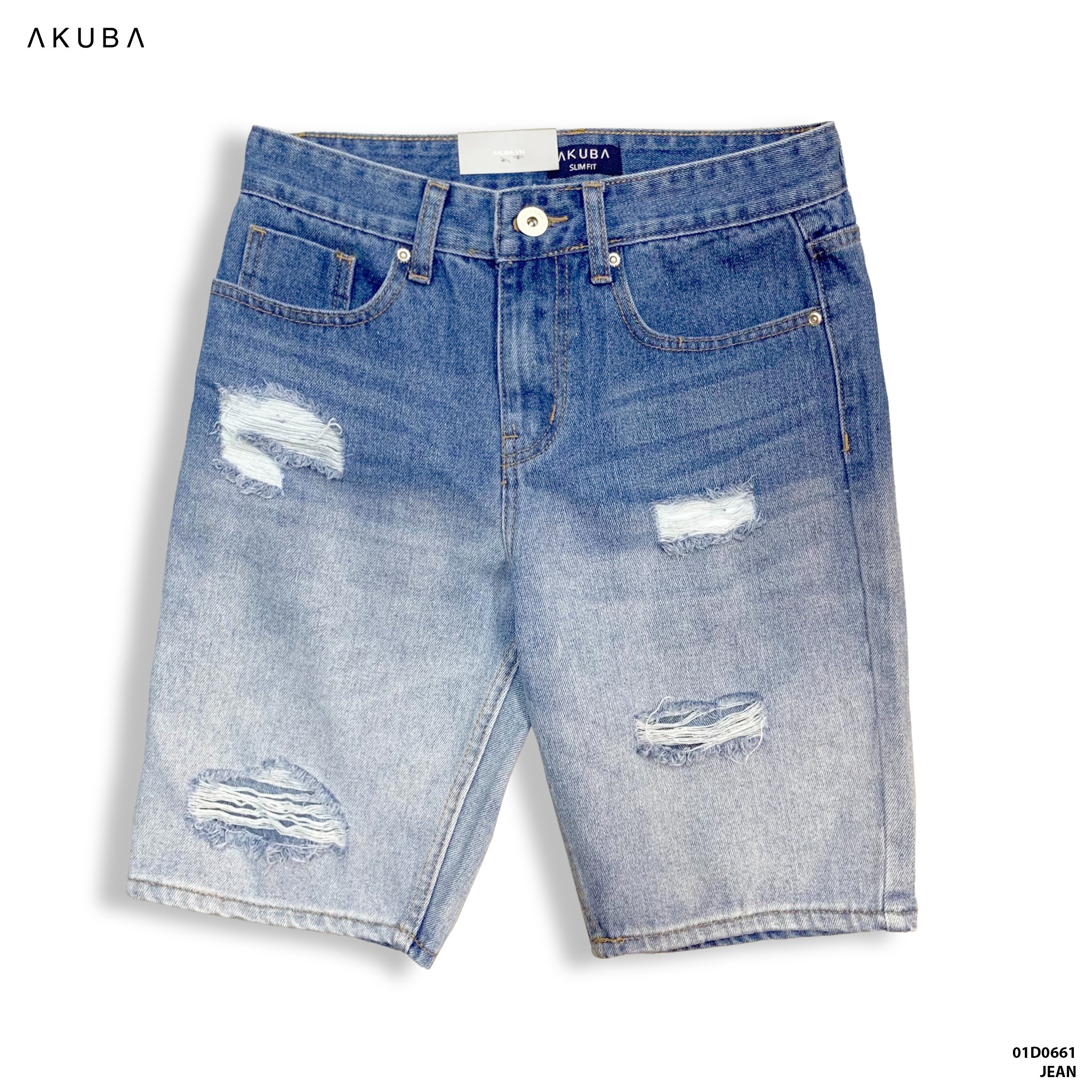 Quần Short Jean Form Slimfit 01d0661 – Akuba