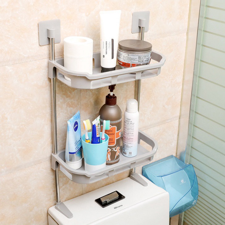 Kệ Nhựa 2 Tầng Nhà Vệ Sinh – Gdn