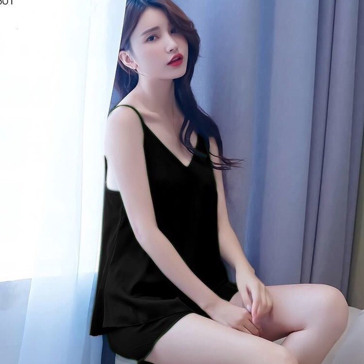 Bộ Ngủ Cổ Tim 3 Size 45-60kg Thiết Kế Trẻ Trung, Quyến Rũ – Be Yourself