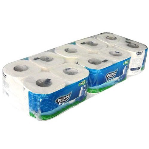 1 Lốc 10 Cuộn Giấy Vệ Sinh Pulppy 2 Lớp – Gdn