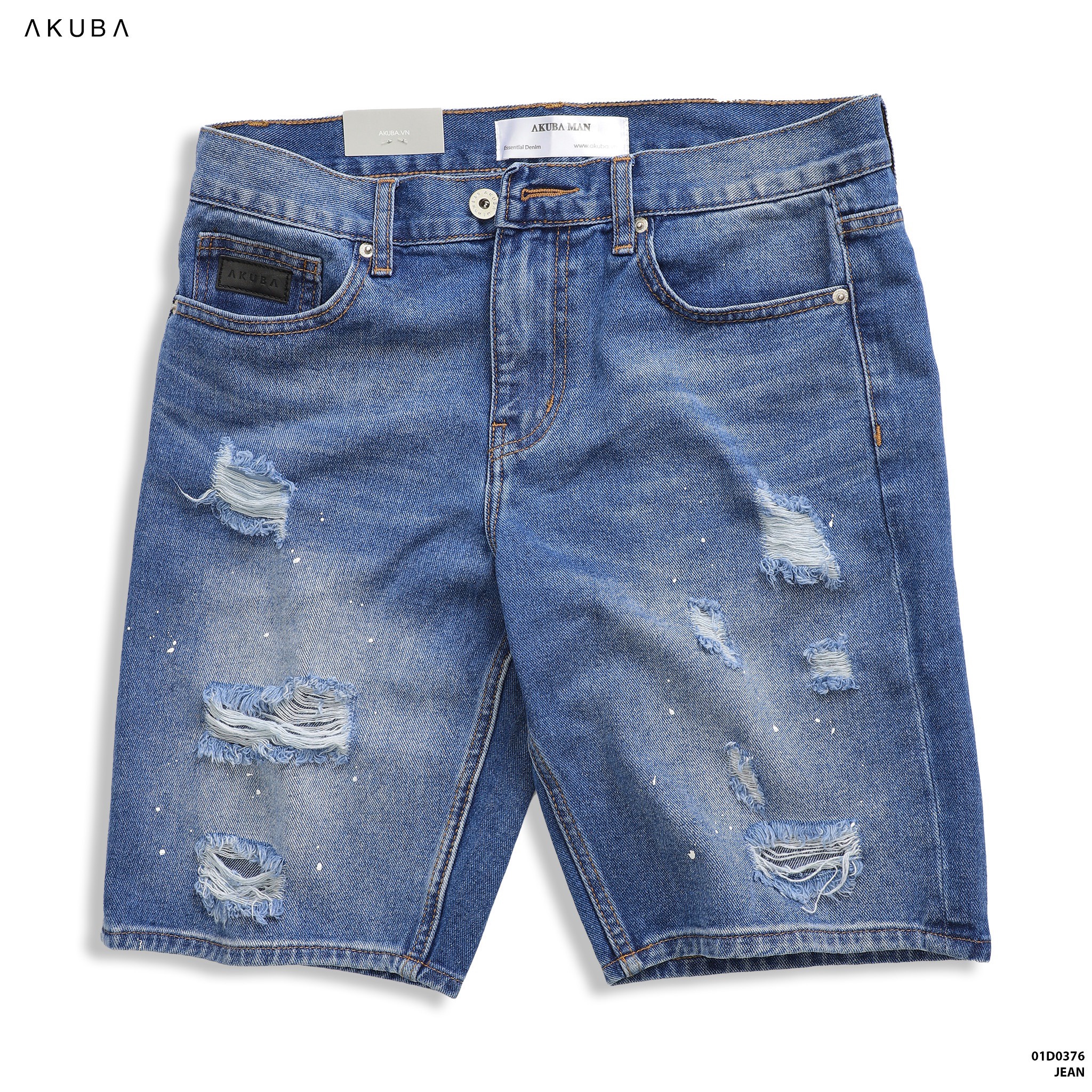 Quần Short Jean Form Slimfit 01d0376 – Akuba