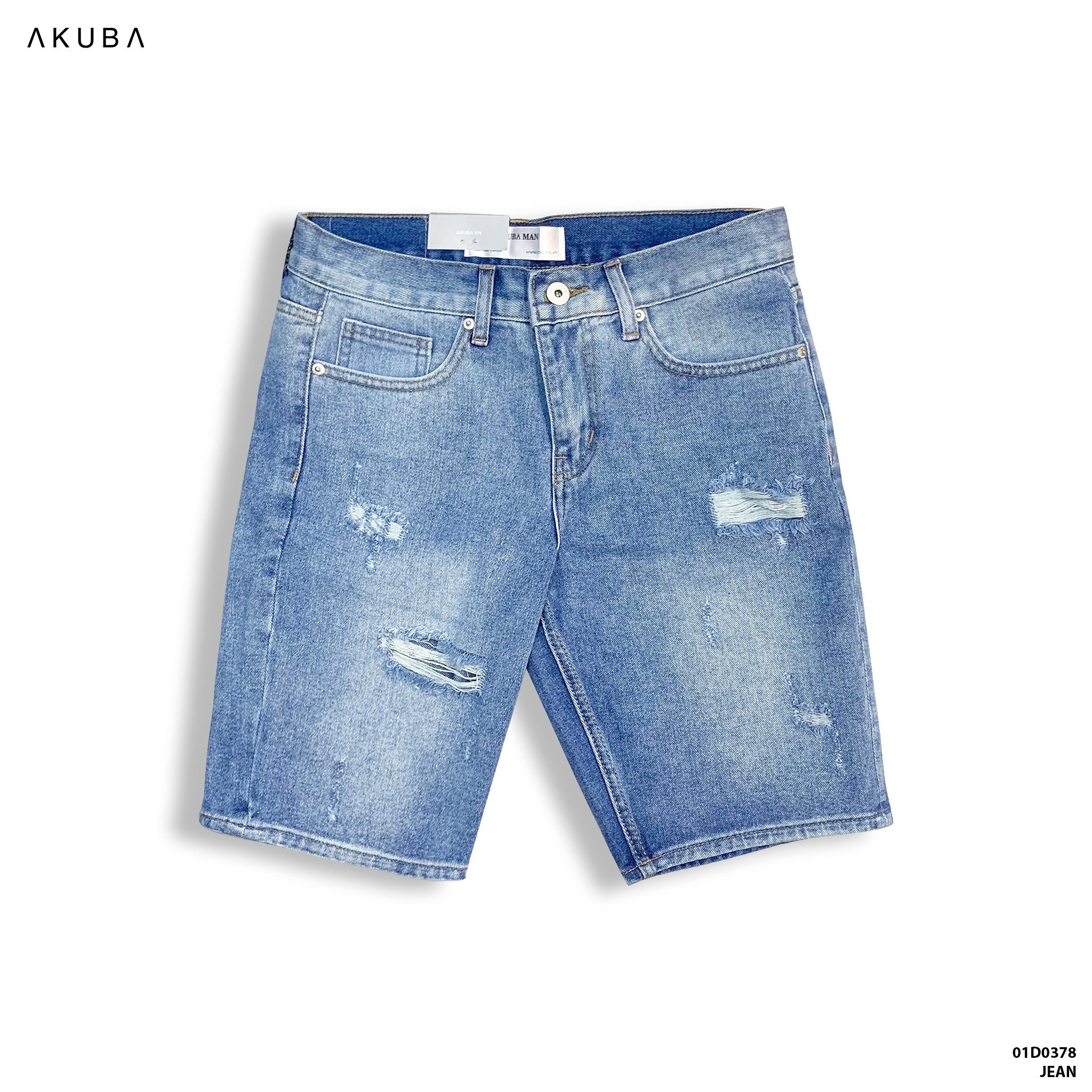 Quần Short Jean Form Slimfit 01d0378 – Akuba