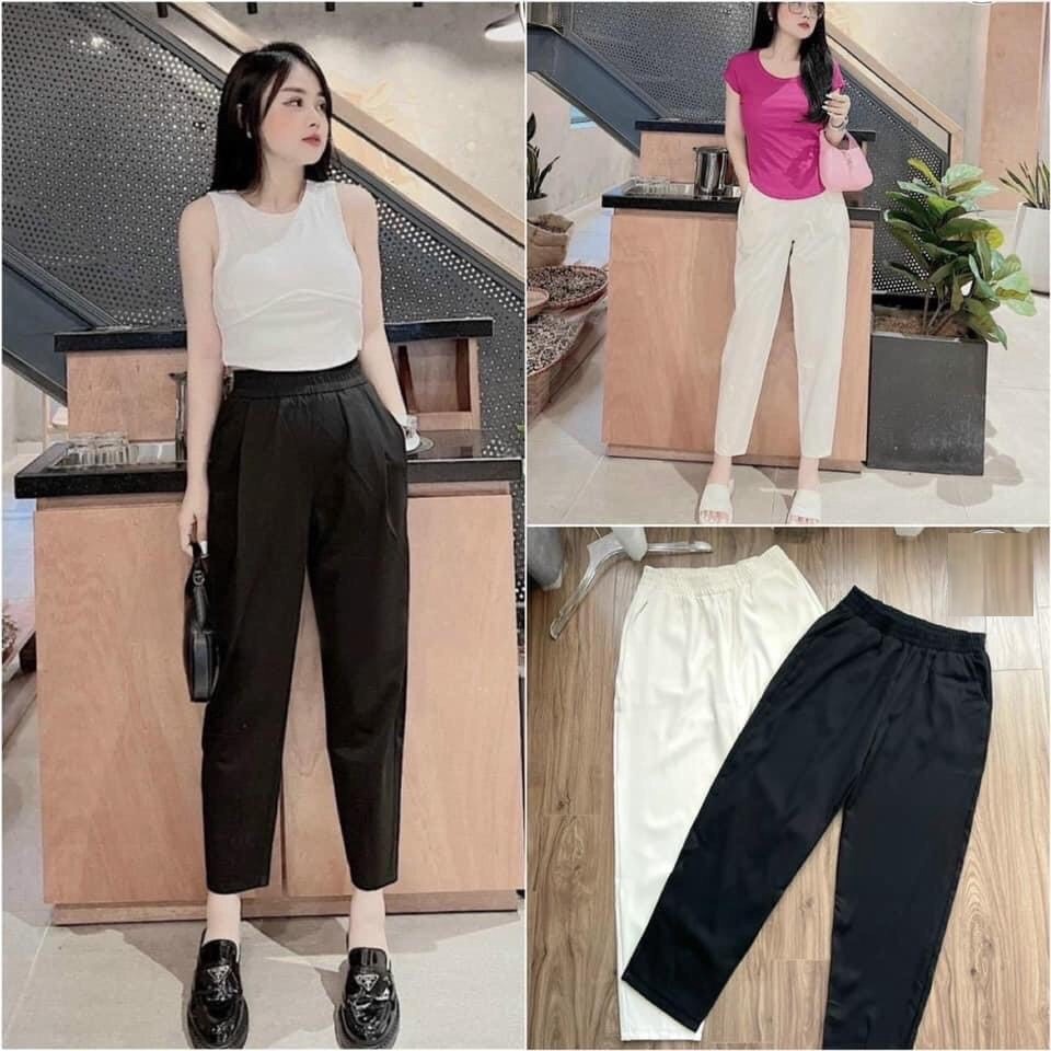 Quần Baggy Cạp Chun Nắp Túi Sau Form Chuẩn Chất đẹp Sldcq95 – Diepchi Fashion
