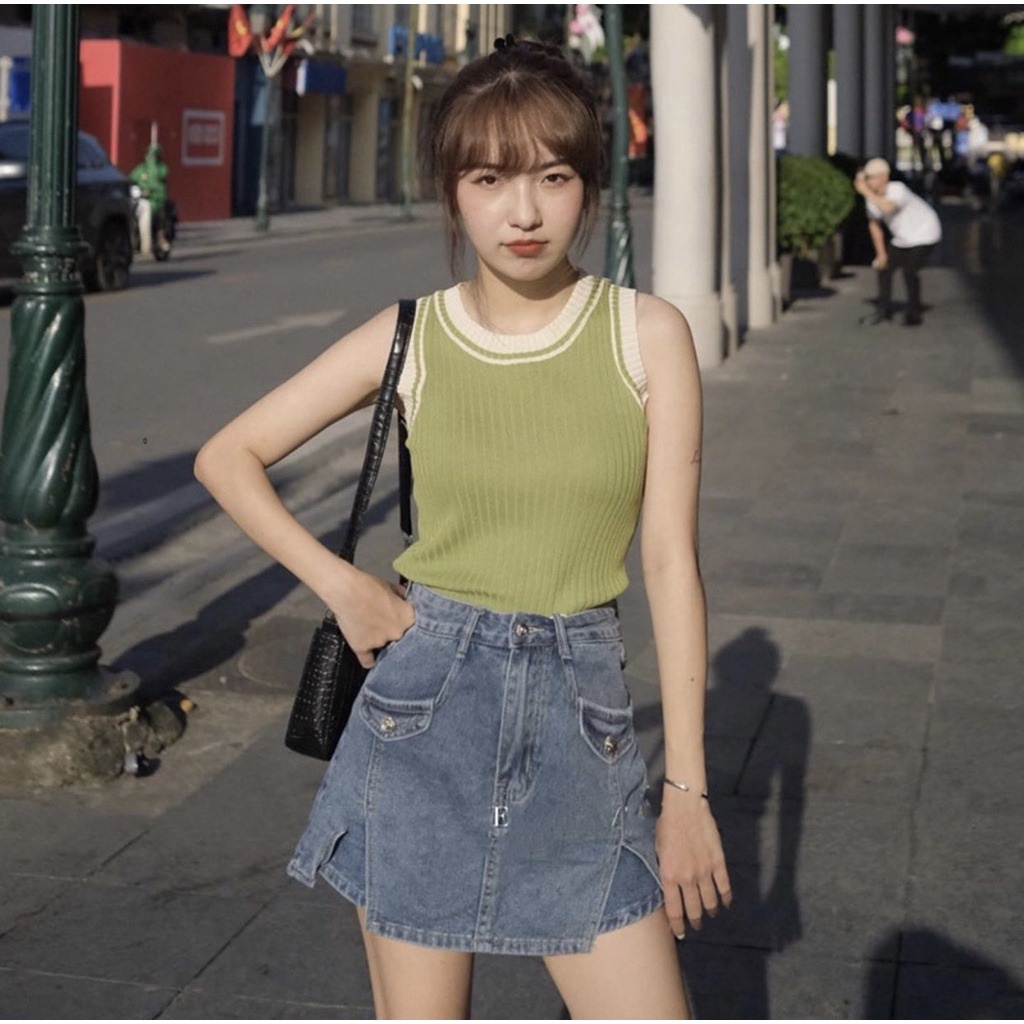áo Sát Nách Chất Montoghi Viền Phối Màu Hot Trend Slcxa185 – Chipxinhxk