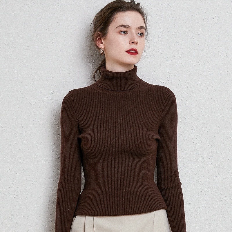 áo Len Cổ Cao 10cm Chất Len Lụa Mềm Mịn Mặc Cực Thích Sldca59 – Diepchi Fashion