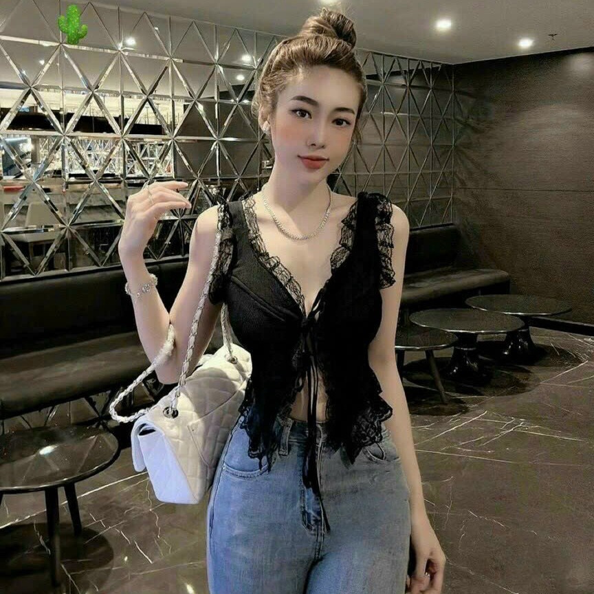 áo Nữ Phối Ren Cánh Bướm – Ausa House