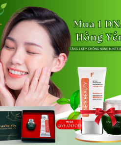 [tặng Kèm 1 Kem Chống Nắng Sinh Học Nine’s Beauty] Kem Dưỡng Da Dna Hồng Yến – Phục Hồi, Cấp ẩm, Trắng Hồng & Mịn Màng – Phan An Green