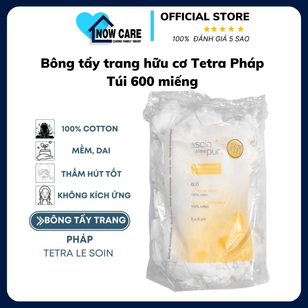 Bông Tẩy Trang Hữu Cơ Pháp – Tetra