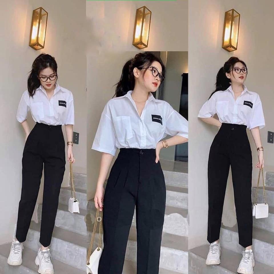 Quần Baggy Gấu Bằng Chất Liệu Tuyết Mưa Phong Cách Công Sở Sldcq01 – Diepchi Fashion