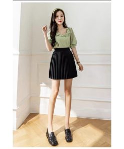 Chân Váy Dập Ly 1 Tầng Dáng Ngắn Trên Gối Chất Umi Cực Xinh Sldcv26 – Diepchi Fashion