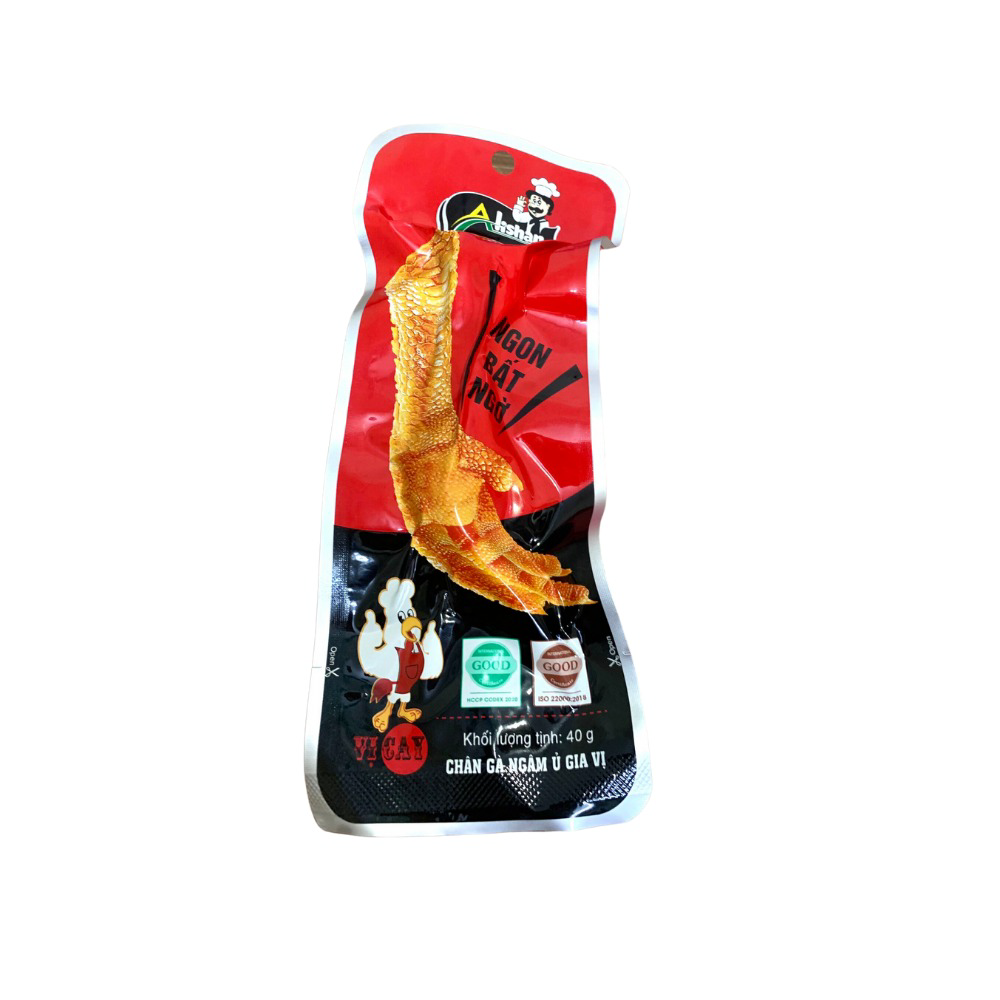 [ Thùng 60 Gói] Chân Gà Alishan Vị Cay Gói 40g – Alishan