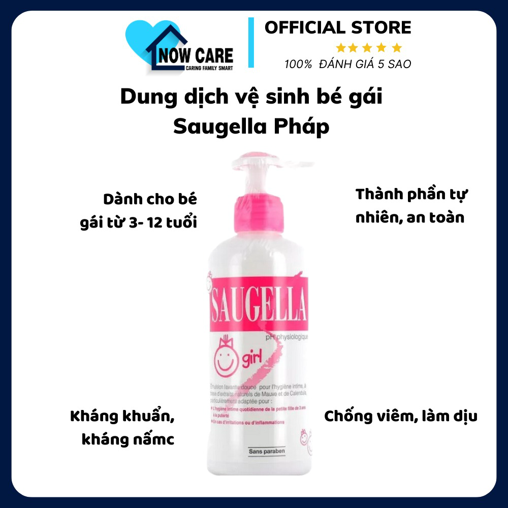 Dung Dịch Vệ Sinh Bé Gái Pháp – Saugella