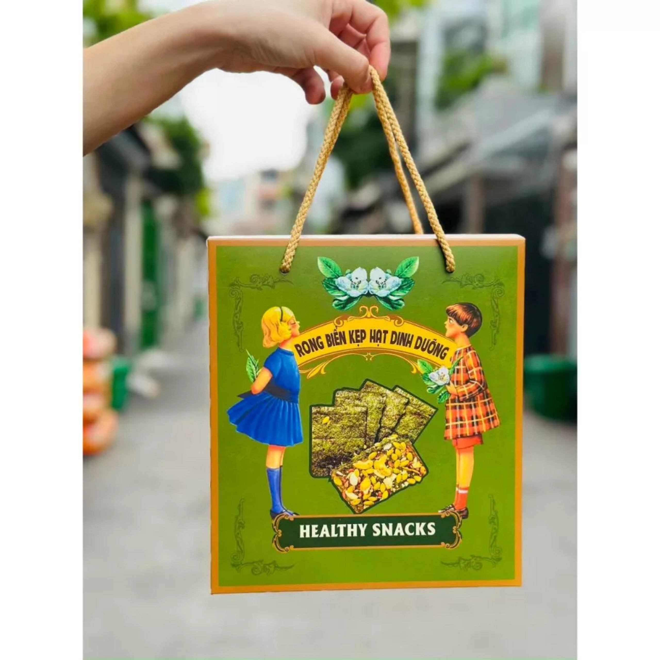 Rong Biển Kẹp Hạt Chà Bông 500g Có Hộp Làm Quà Tặng – Mesu Store