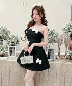 đầm Ngúp Ngực Bobby Dress – Vanass