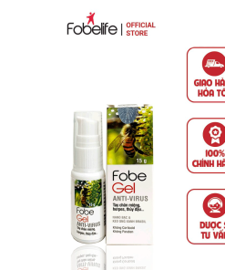 Gel Bôi Tái Tạo Da, Thủy đậu, Zona Do Virus Gây Nên Fobe Gel Anti Virus 15g – Fobelife