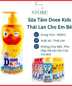 Sữa Tắm Gội Toàn Thân Cho Bé D-nee Kids, Dnee Chuẩn Thái Lan 400ml Ctb290 – Bechip