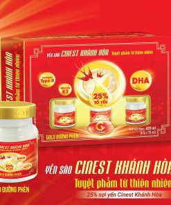 (hộp) Yến Sào Cinest 25% Gold đường Phèn – Franci