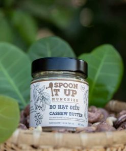 Bơ Hạt điều- Nguyên Chất- Hoàn Toàn Tự Nhiên- Không Dường- Vegan- Cashew Butter – Spoon It Up