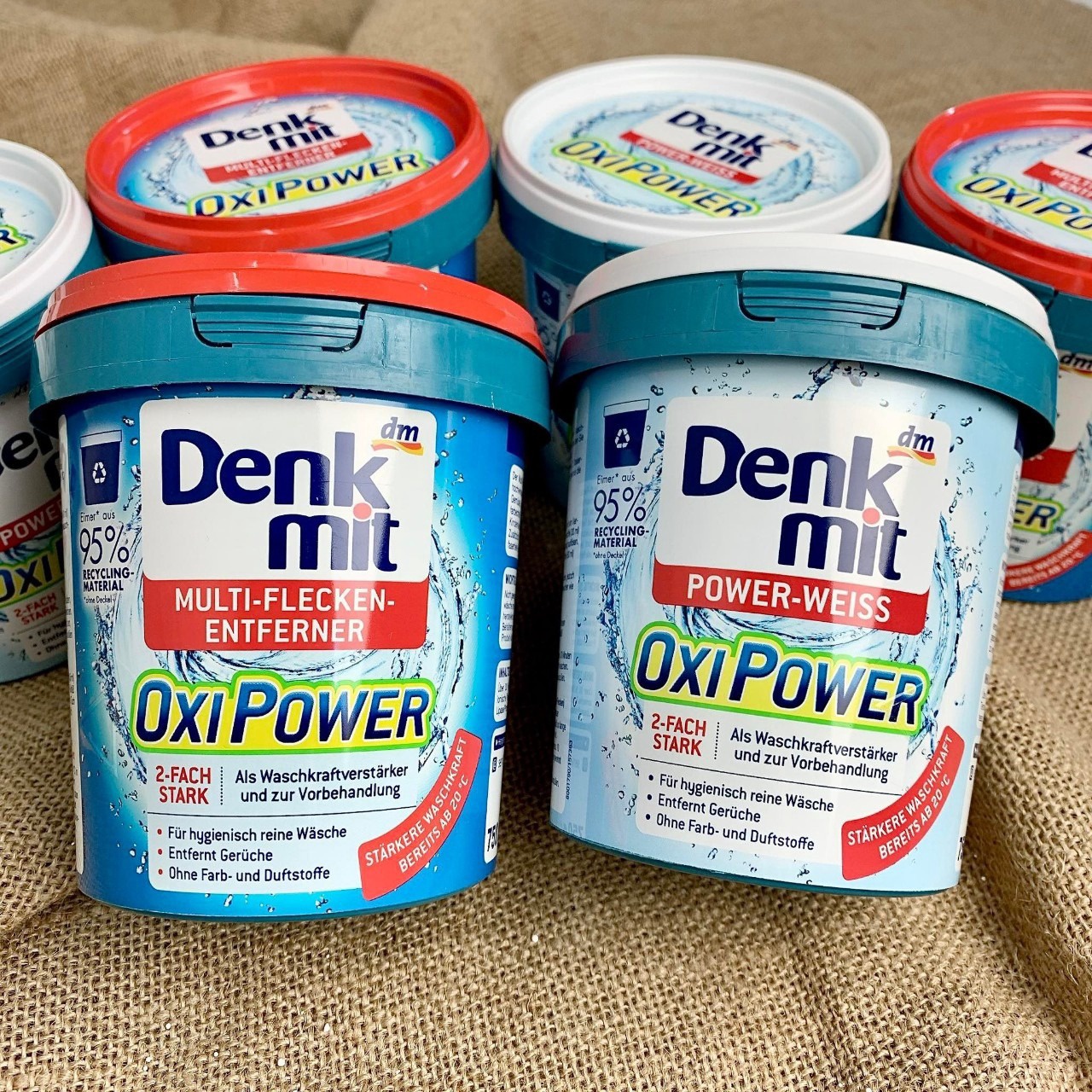 Bột Tẩy Quần áo Trắng, Bột Tẩy Quần áo Màu 750g – Denkmit