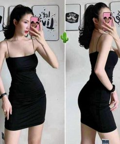 đầm Nữ Body Trơn 2 Dây Sợi Mảnh – Ausa House